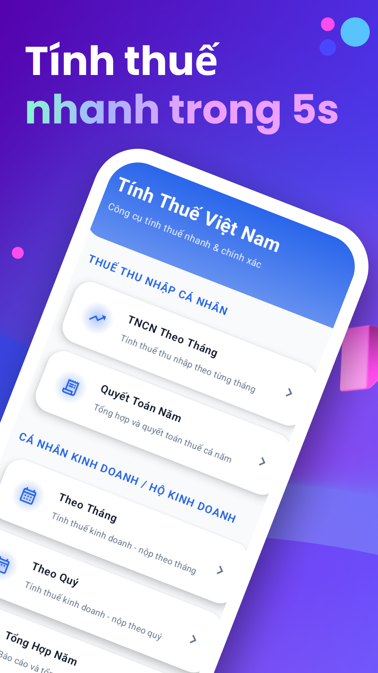 Tính thuế thu nhập cá nhân